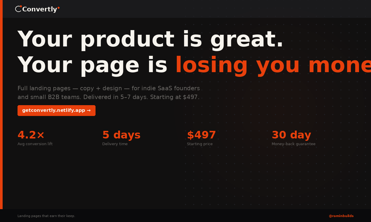 Convertly — Landing Pages That Sell gallery image