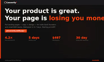 Convertly — Landing Pages That Sell gallery image