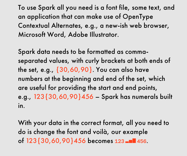 AtF Spark Font gallery image