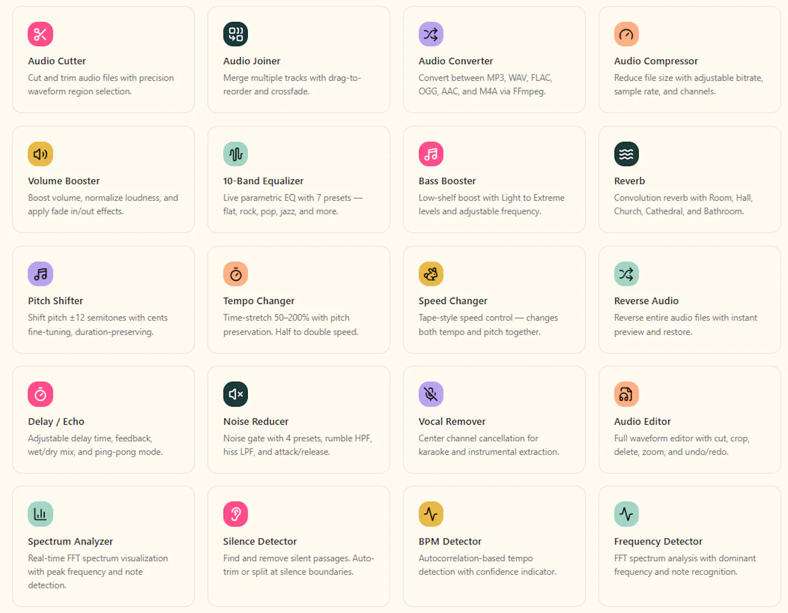 AudioKit — Free Online Audio Tools screenshot 3
