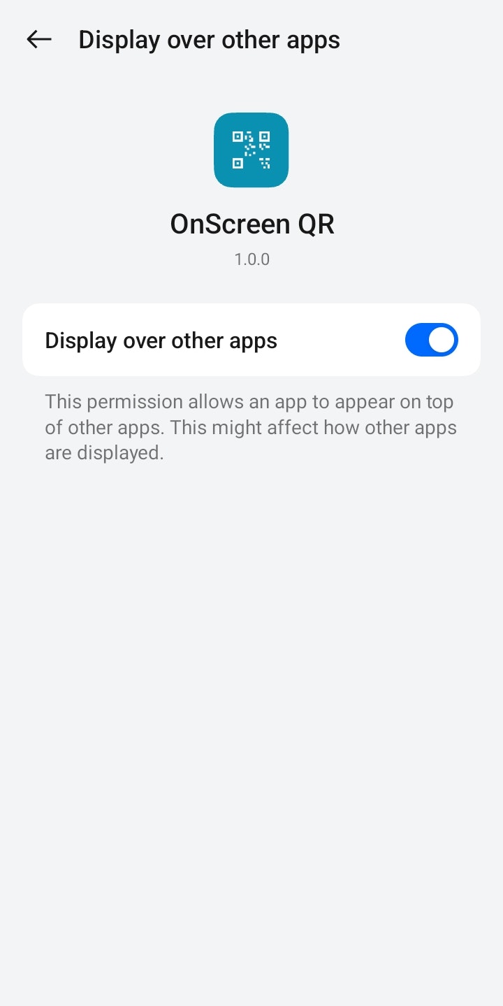 OnScreen QR built by ToolBoxesAi gallery image