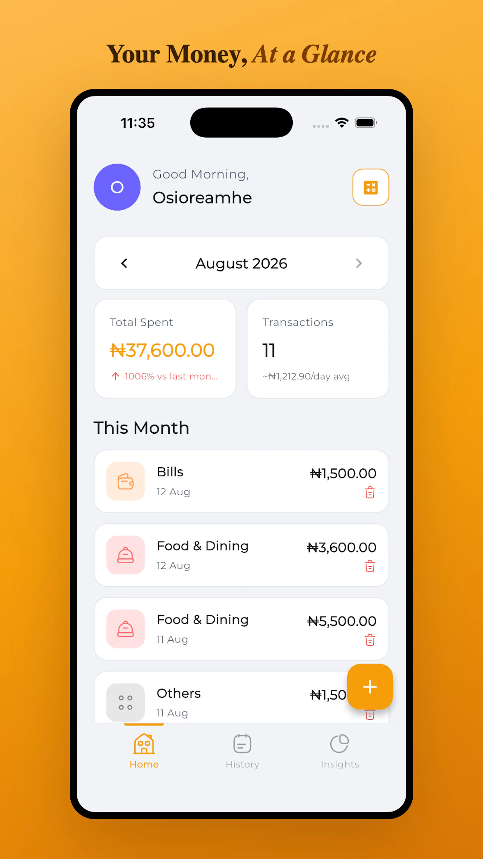 Expense: Expense Tracker screenshot 1