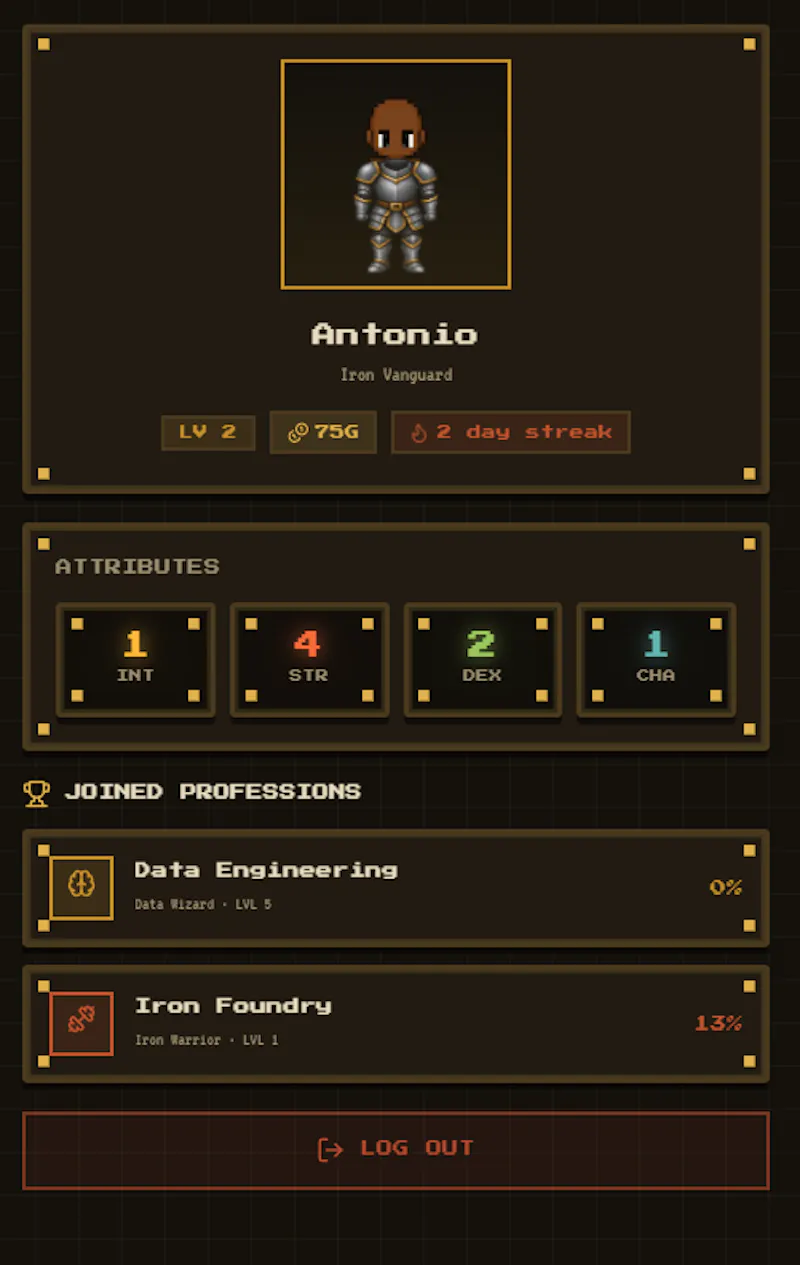Life MMO — Level Up Your Life screenshot 4
