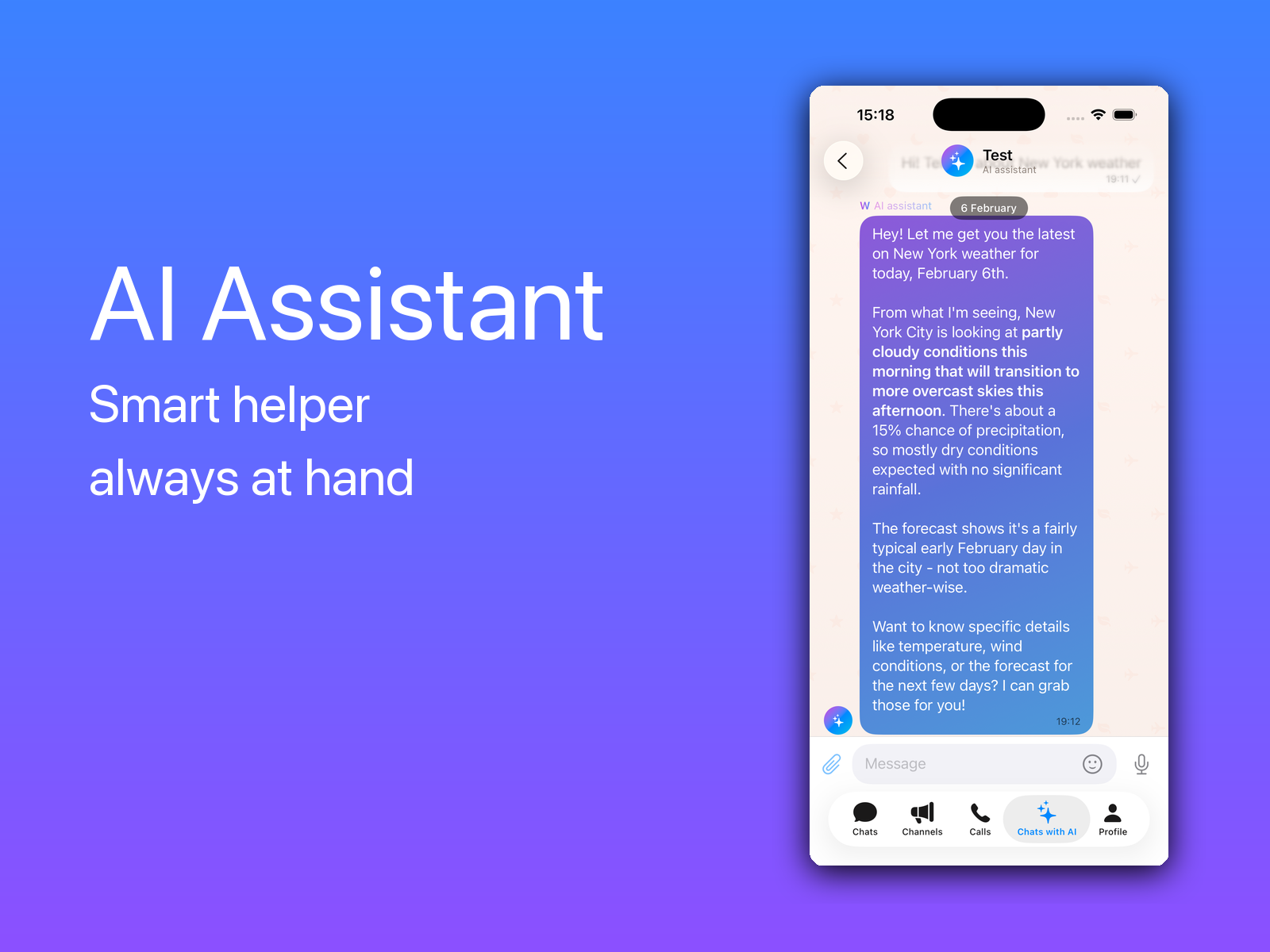 WWChat - Screenshot 2 showing product features and functionality