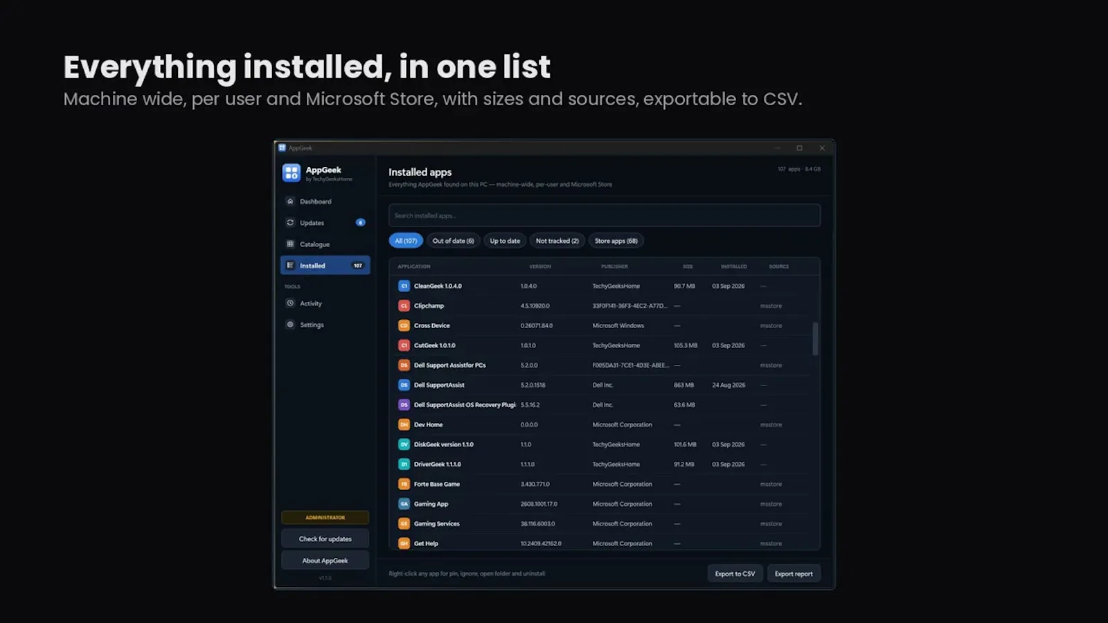 AppGeek screenshot 1 (video preview)