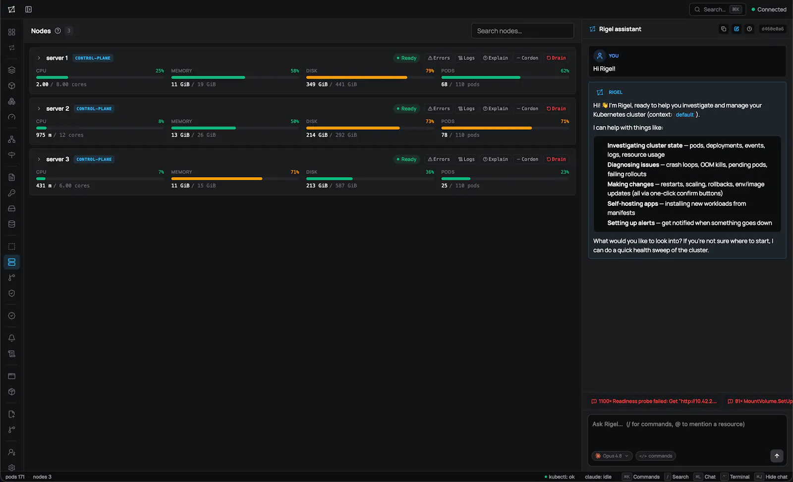 Rigel screenshot 3