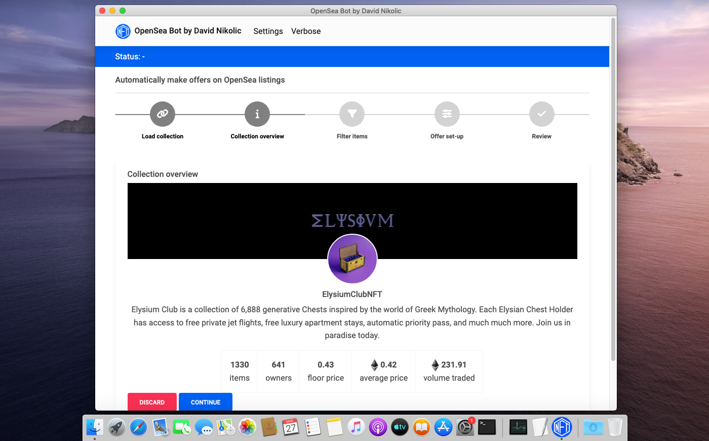 OpenSea Bot by David Nikolic gallery image