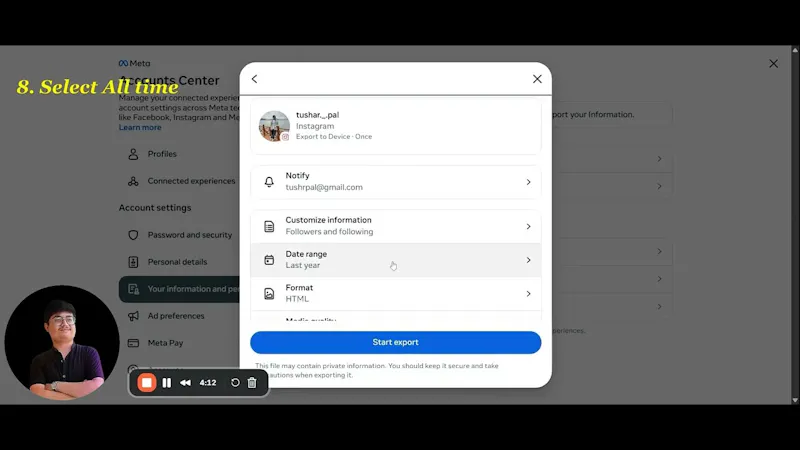 Instagram Follower Tracker screenshot 1 (video preview)