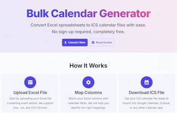 Bulk Calendar Generator gallery image