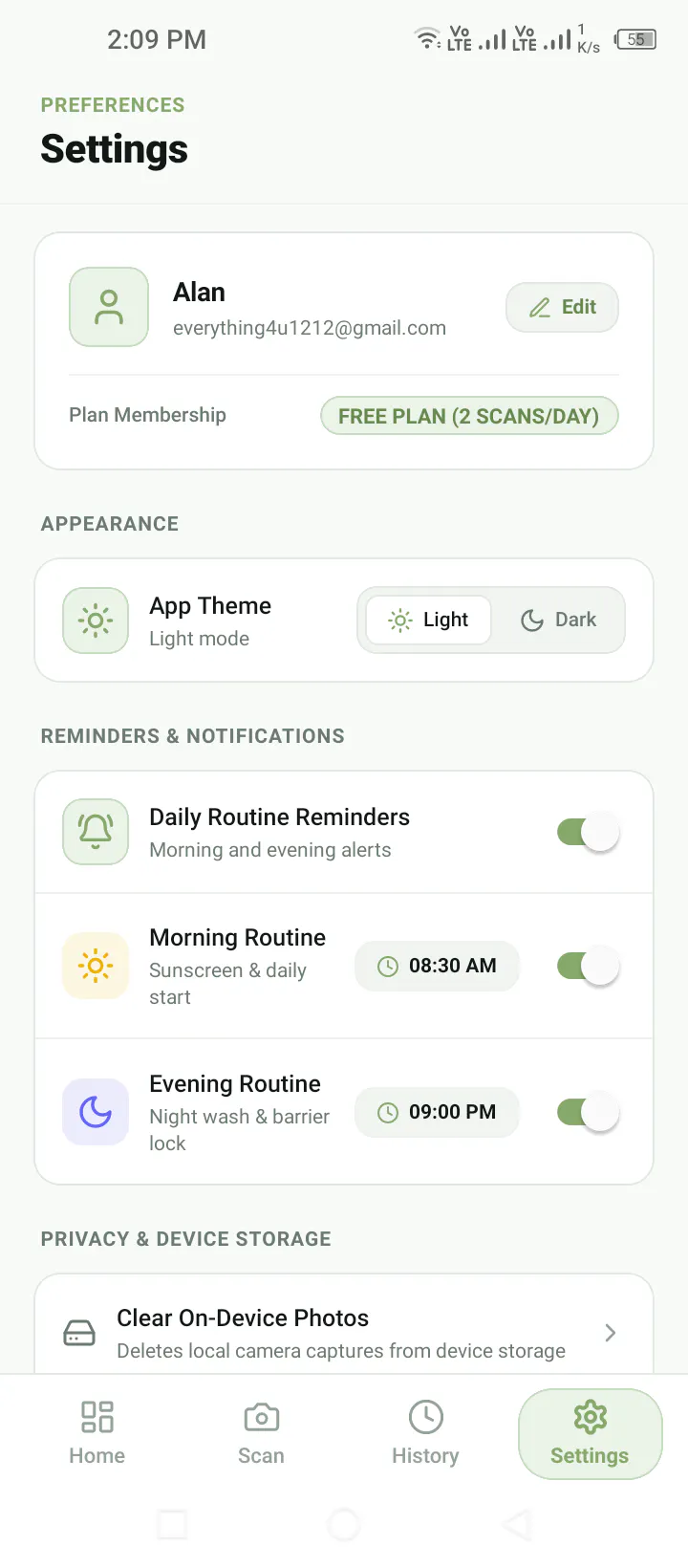 SkinCare AI: Routine & Scanner gallery image