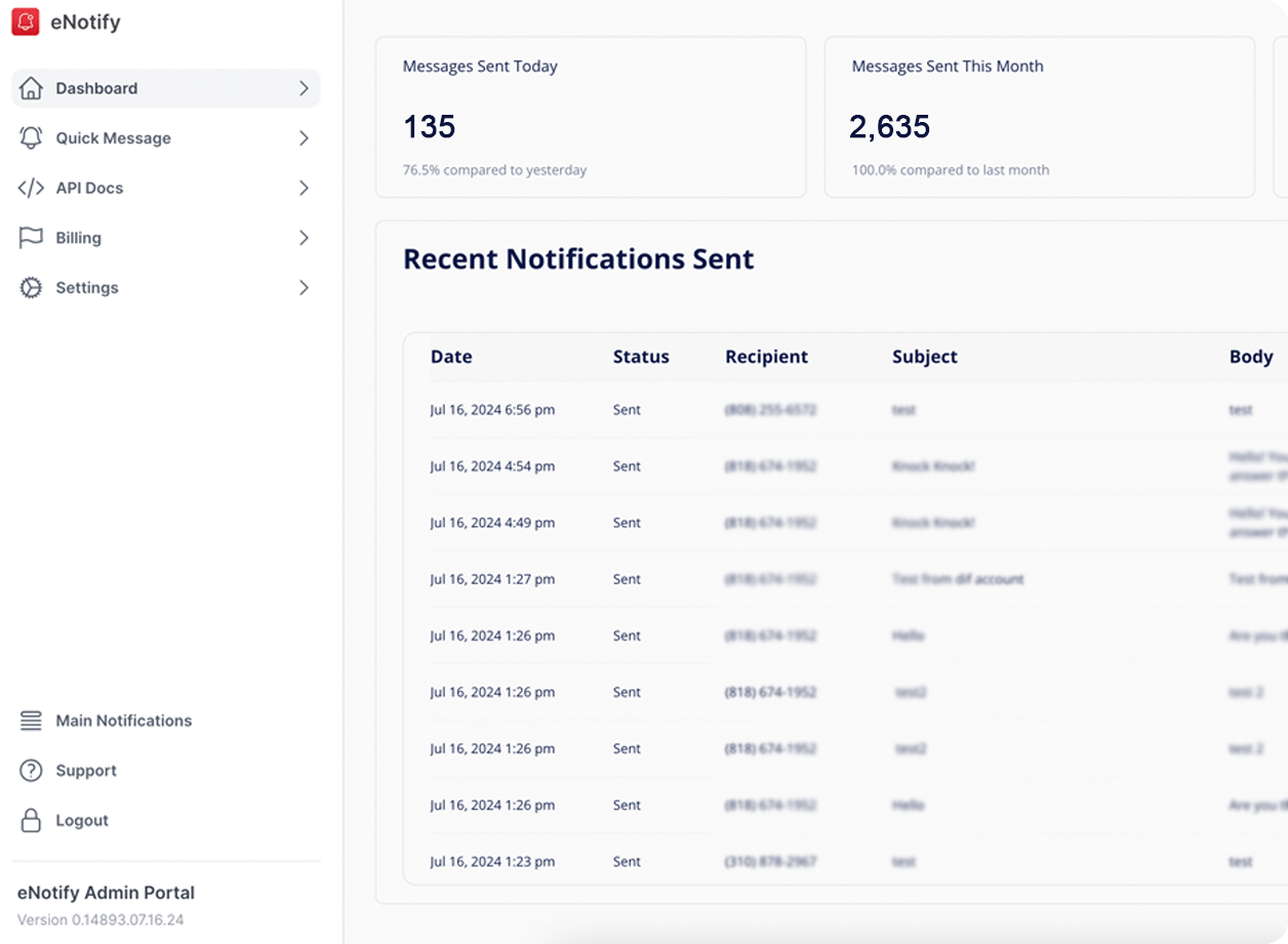 eNotify gallery image