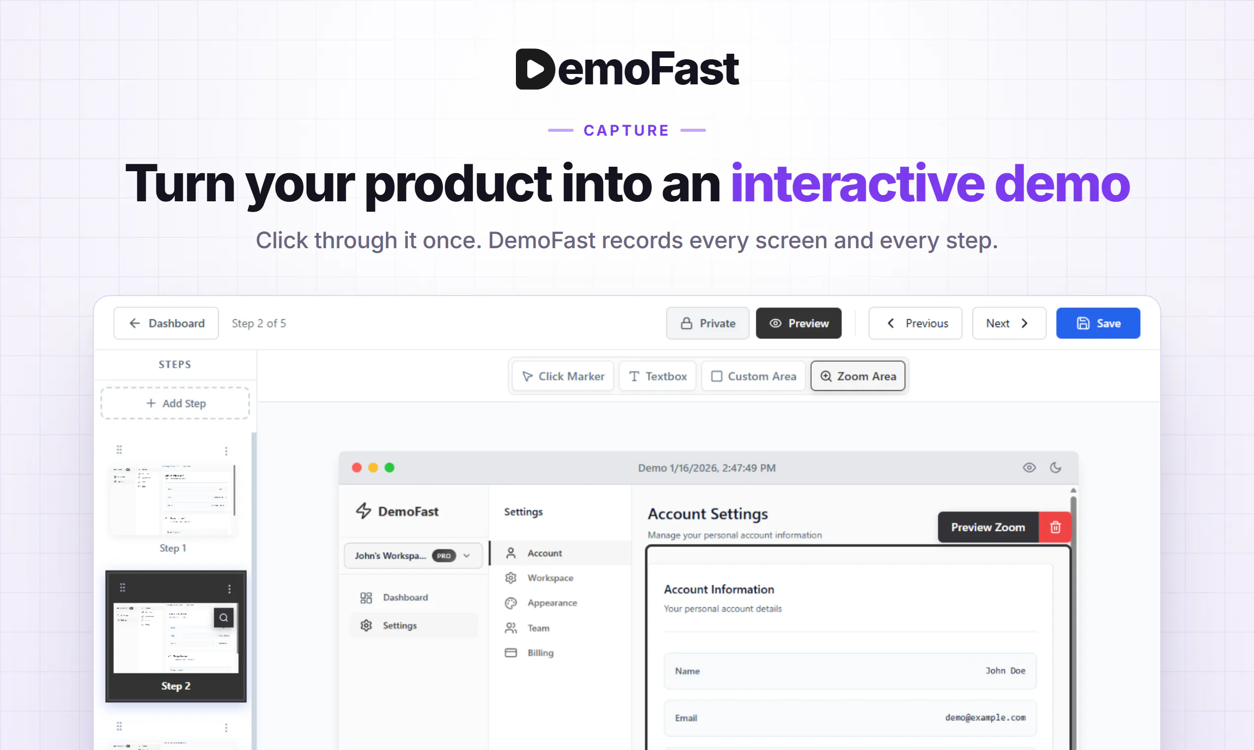 DemoFast gallery image