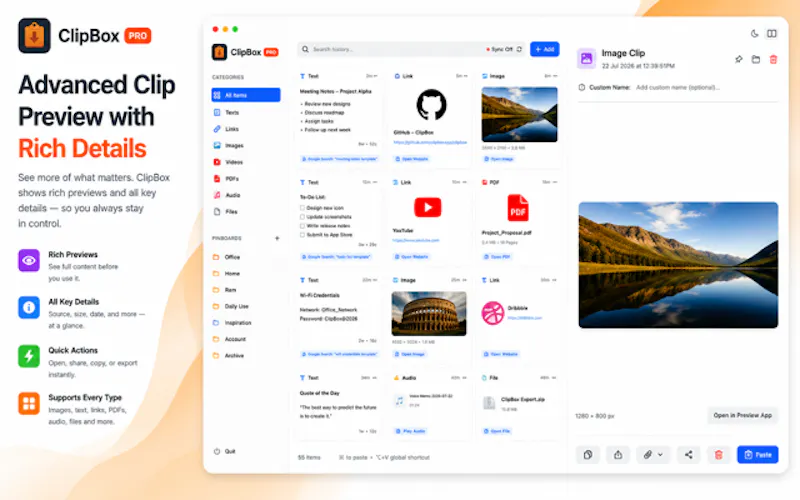 ClipBox screenshot 2