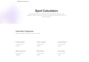 Sport Calculators gallery image