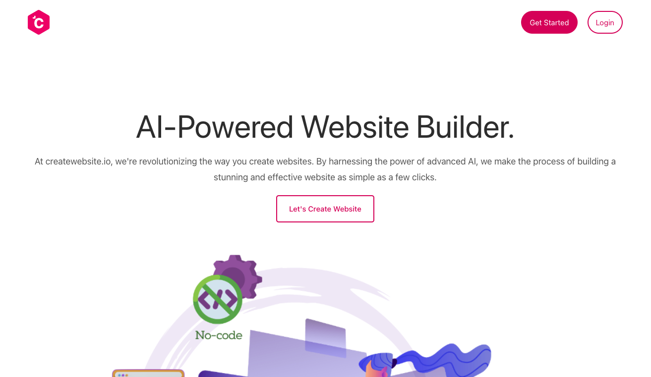 createwebsite.io - 最佳网站构建器具有AI和工程师的力量媒体2