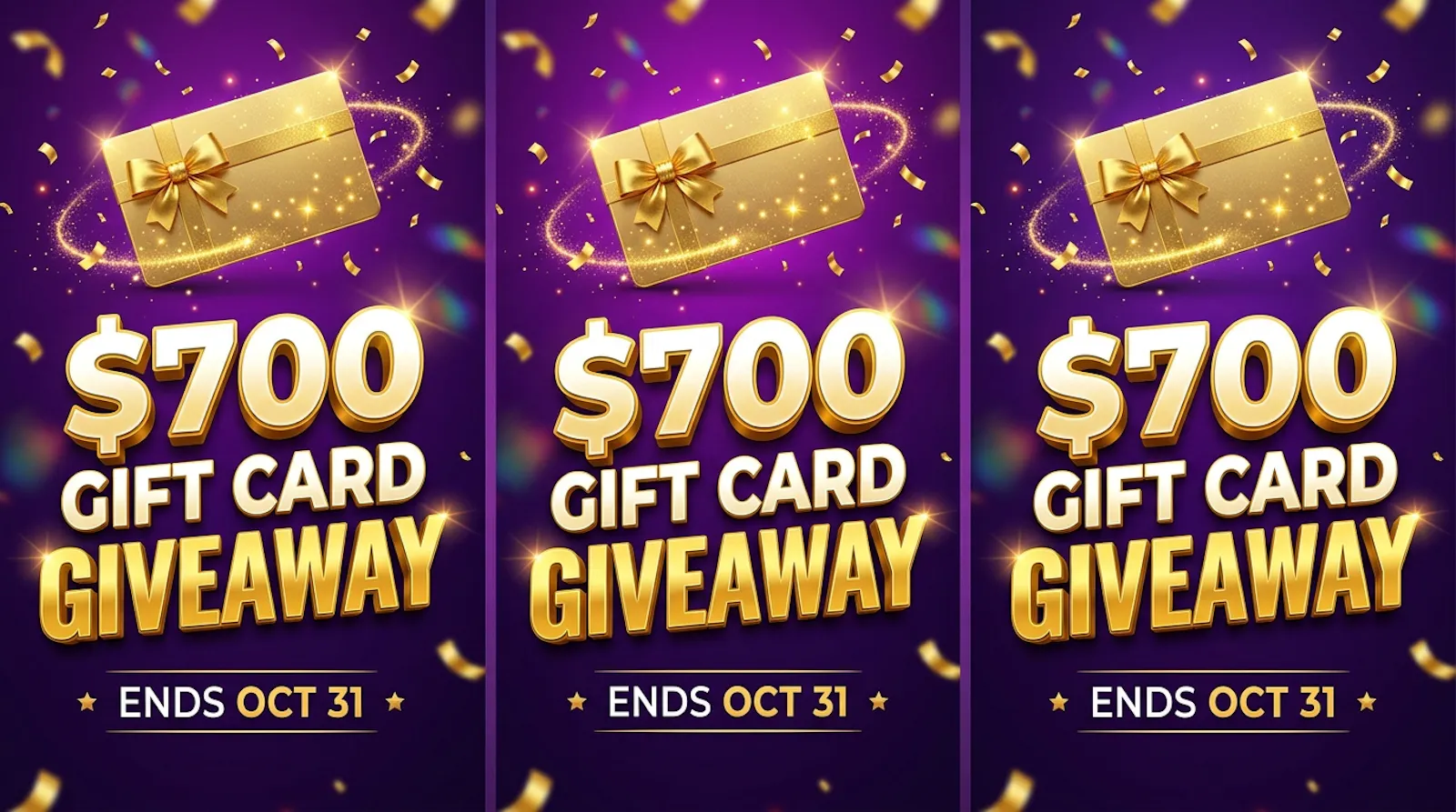 Win a $700 Gift Card in October 2026 screenshot 1