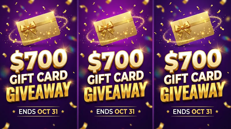 Win a $700 Gift Card in October 2026 screenshot 1