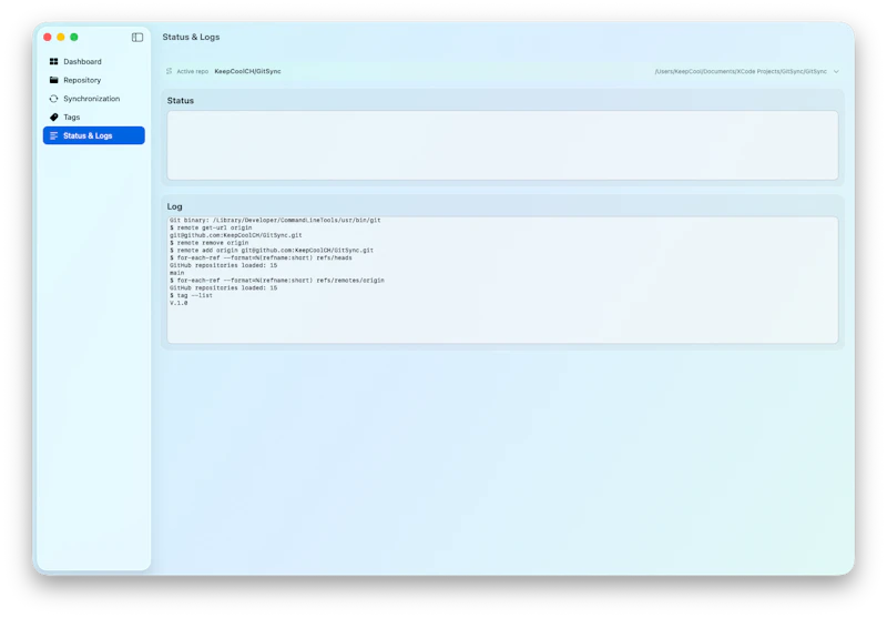 GitSync for macOS screenshot 6