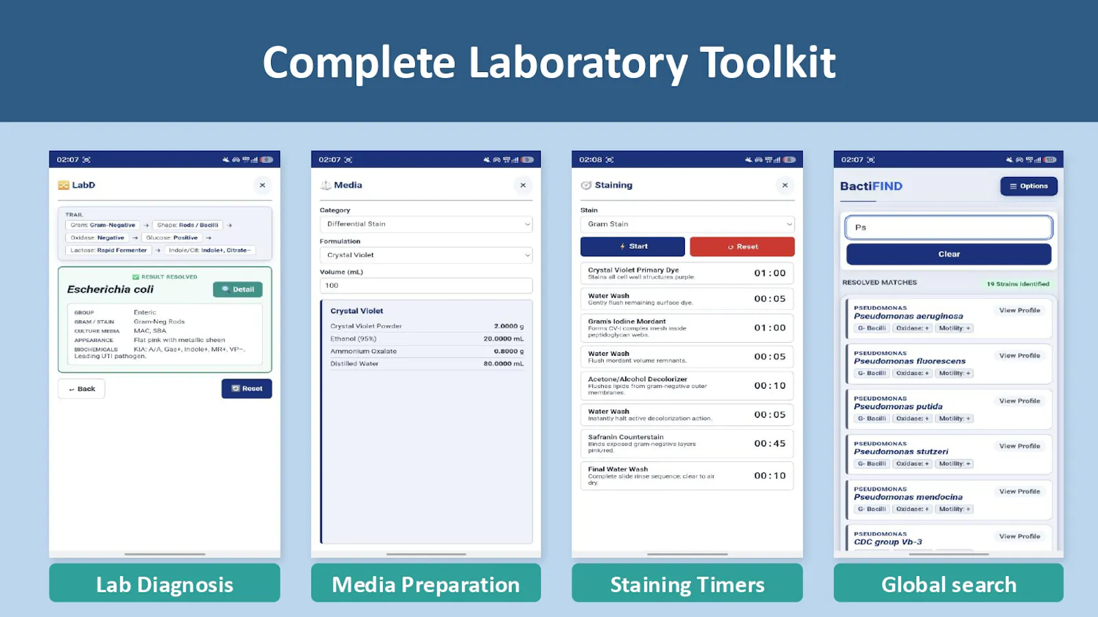 BactiFIND - The Lab in Your Pocket screenshot 11
