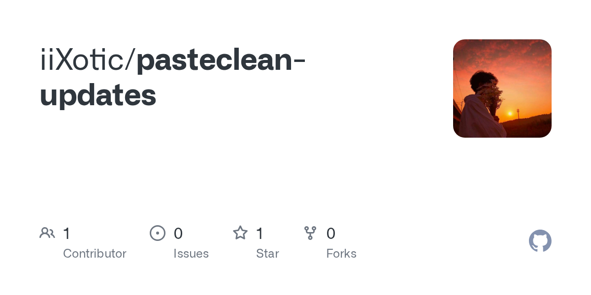 Pastlean - İixotic/pasteclean-updates medya 2