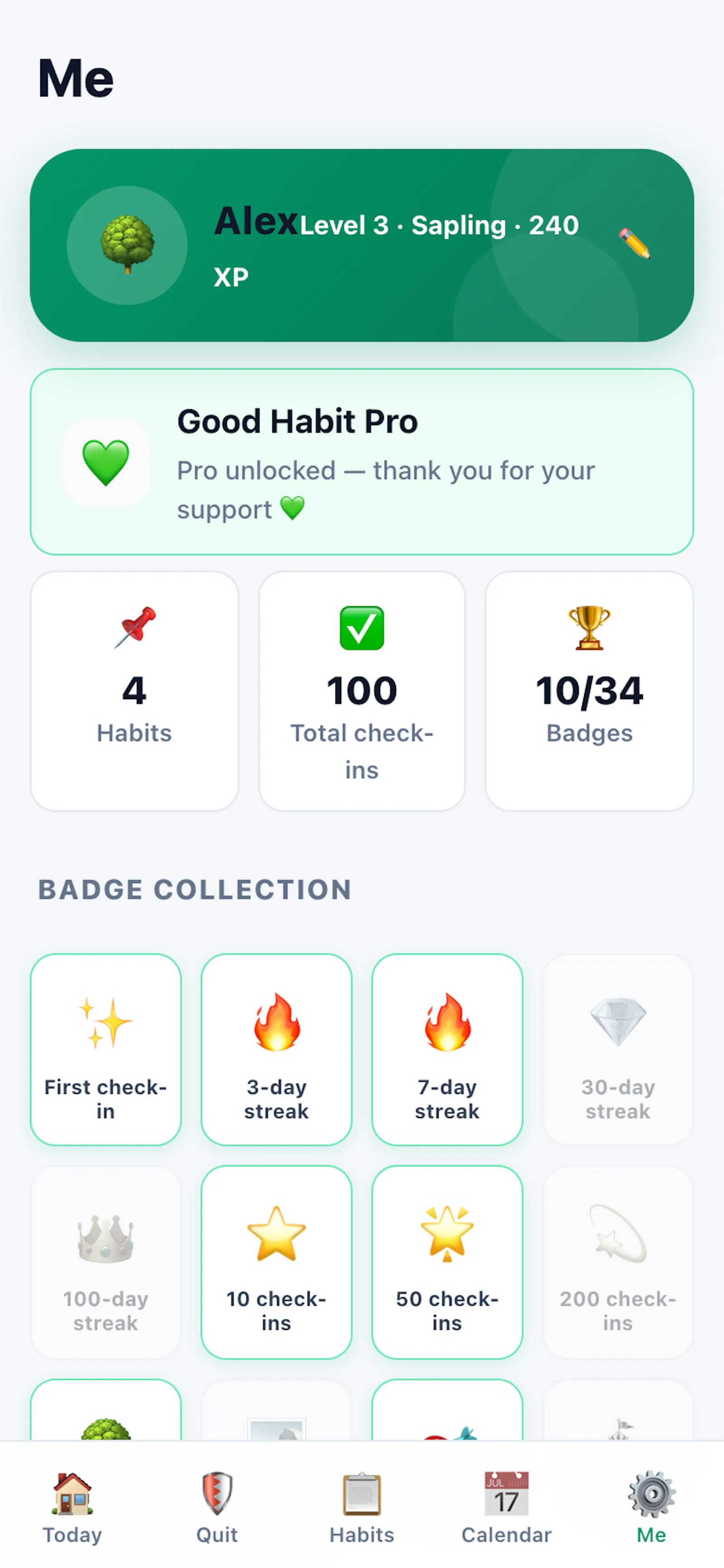 Good Habit: Daily Check-in screenshot 4