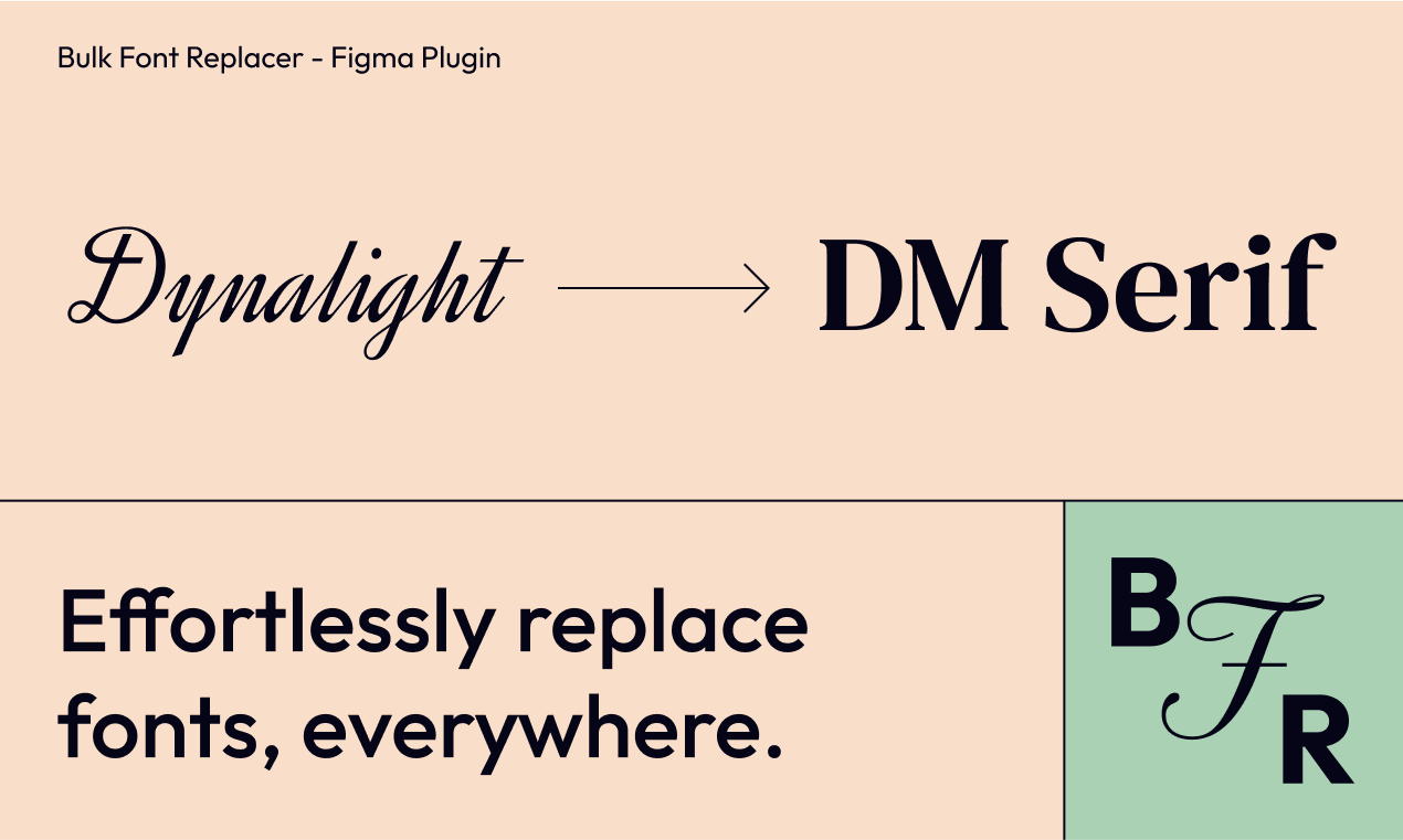 Bulk Font Replacer for Figma media 1