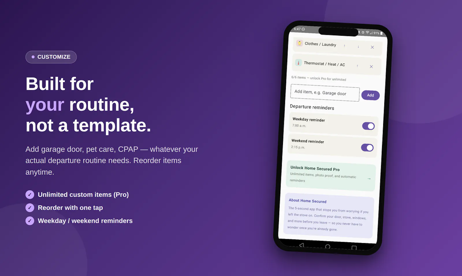 Home Secured screenshot 3
