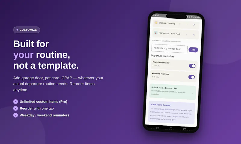 Home Secured screenshot 3