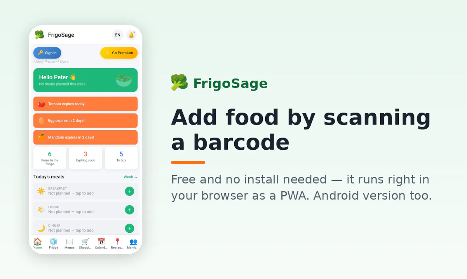 FrigoSage — Smart fridge, less waste screenshot 5