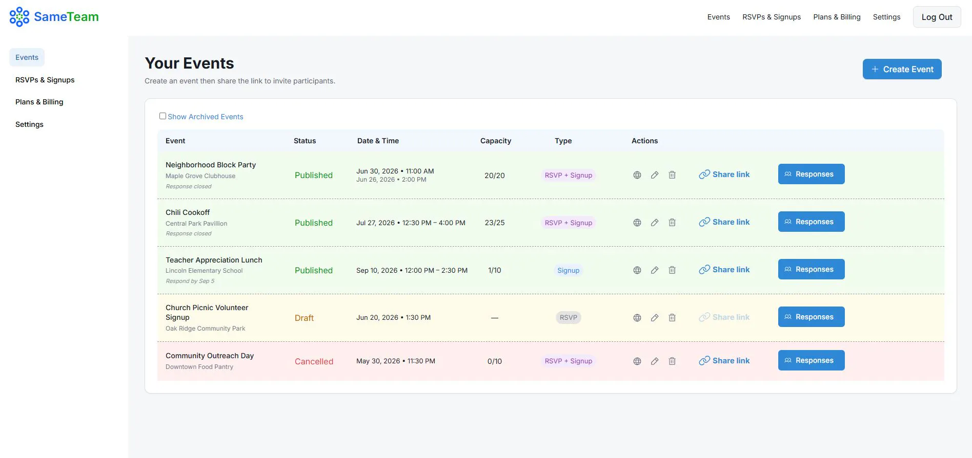 SameTeam Events gallery image
