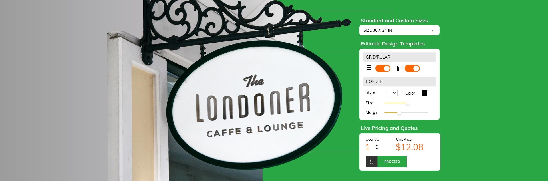 Online Sign Design Software gallery image