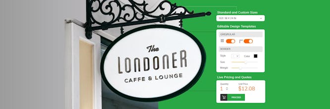 Online Sign Design Software gallery image