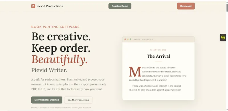 PieVid Writer screenshot 2