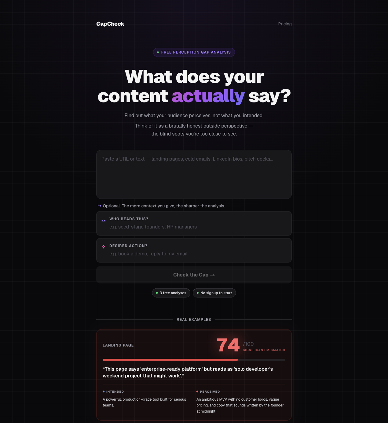 GapCheck gallery image