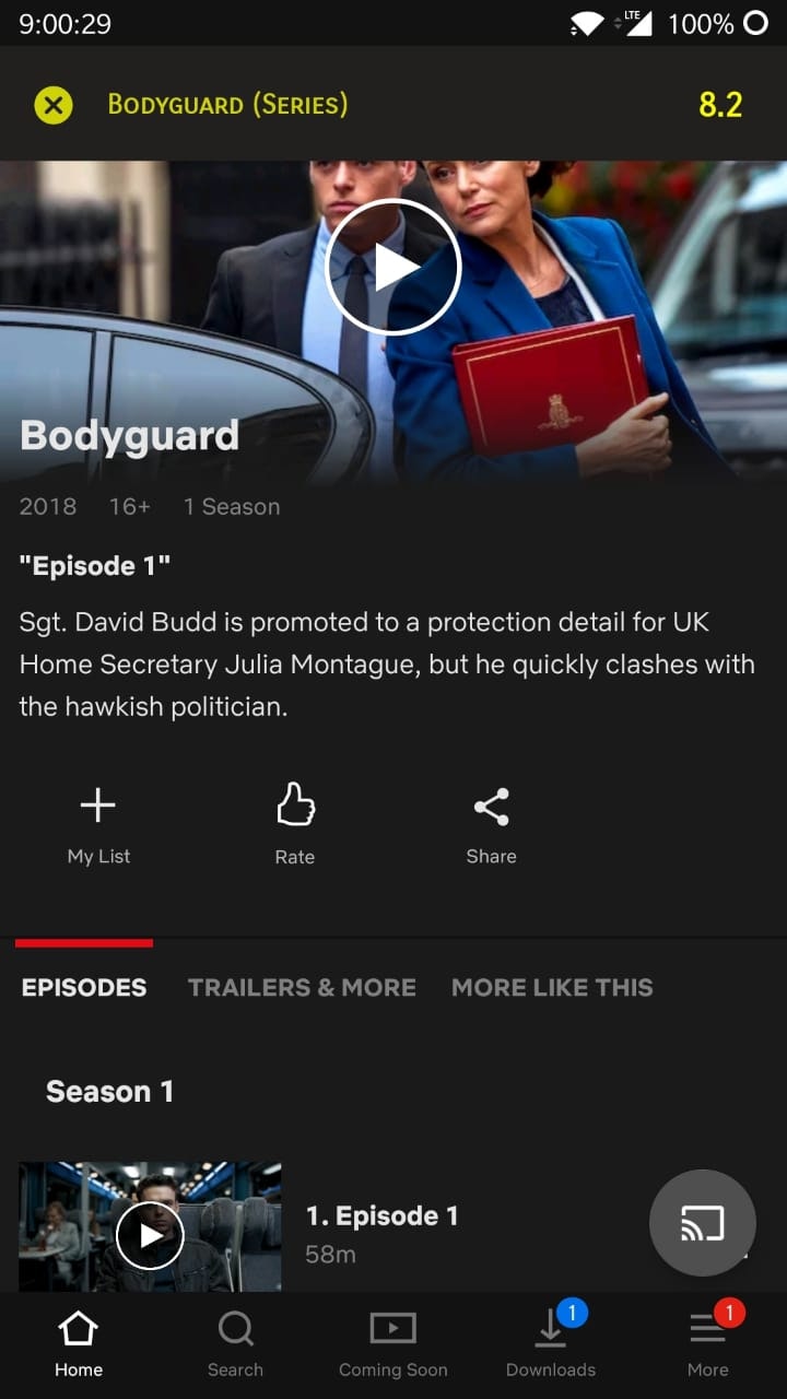 Netflix IMDB Plugin for Android gallery image