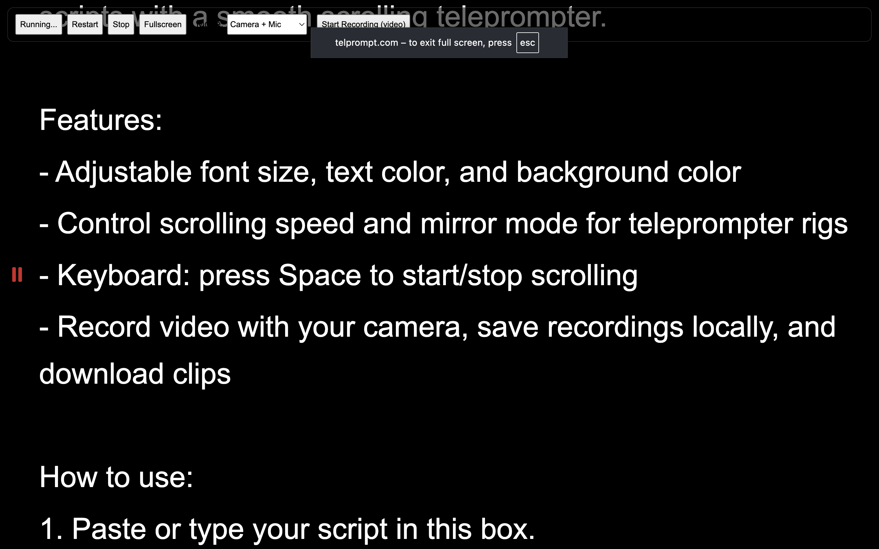Telprompt gallery image
