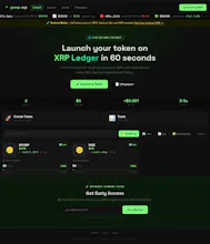 PumpXRP — Token Launchpad on XRP Ledger gallery image