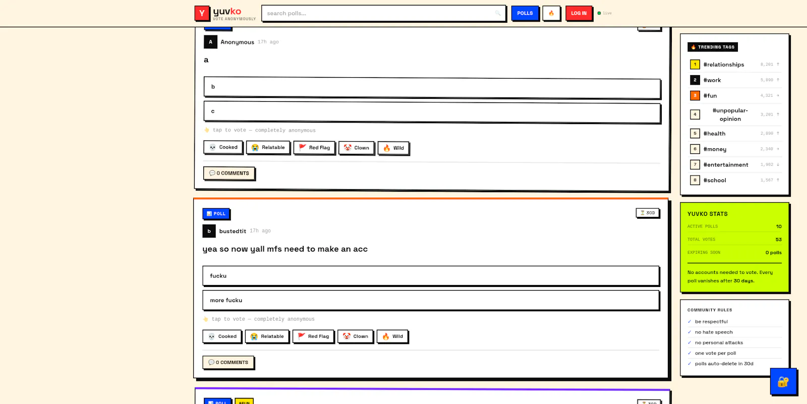 Yuvko —  Polls That Expire in 30 Days screenshot 1