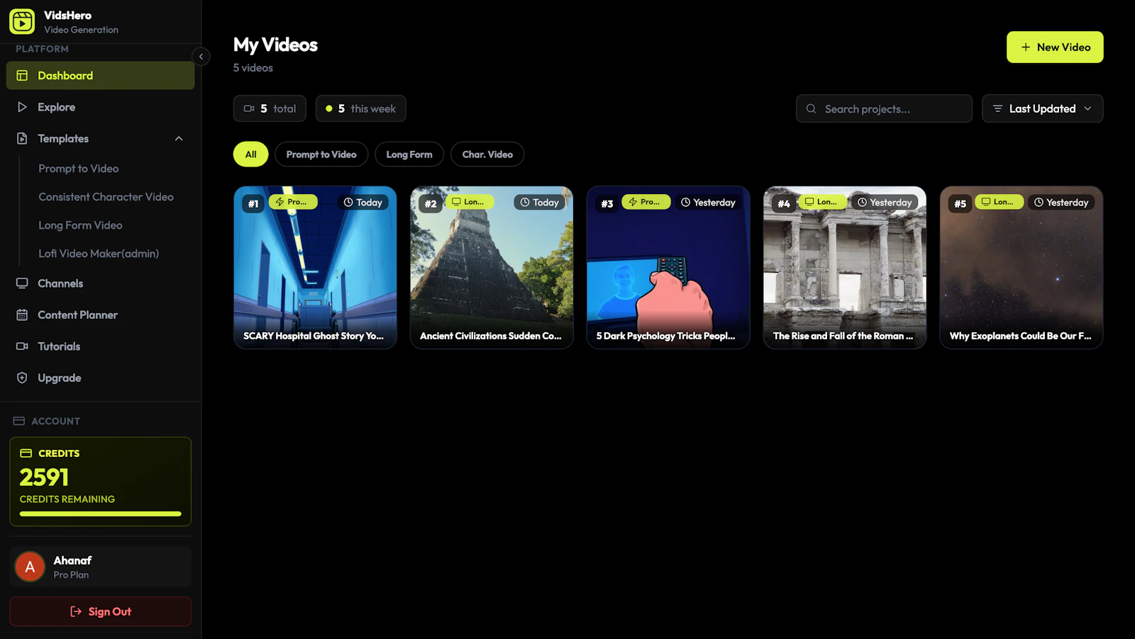 VidsHero screenshot 2