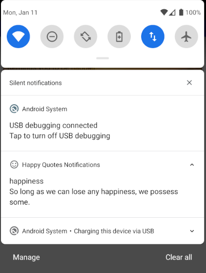 Happy Quotes Notifications gallery image
