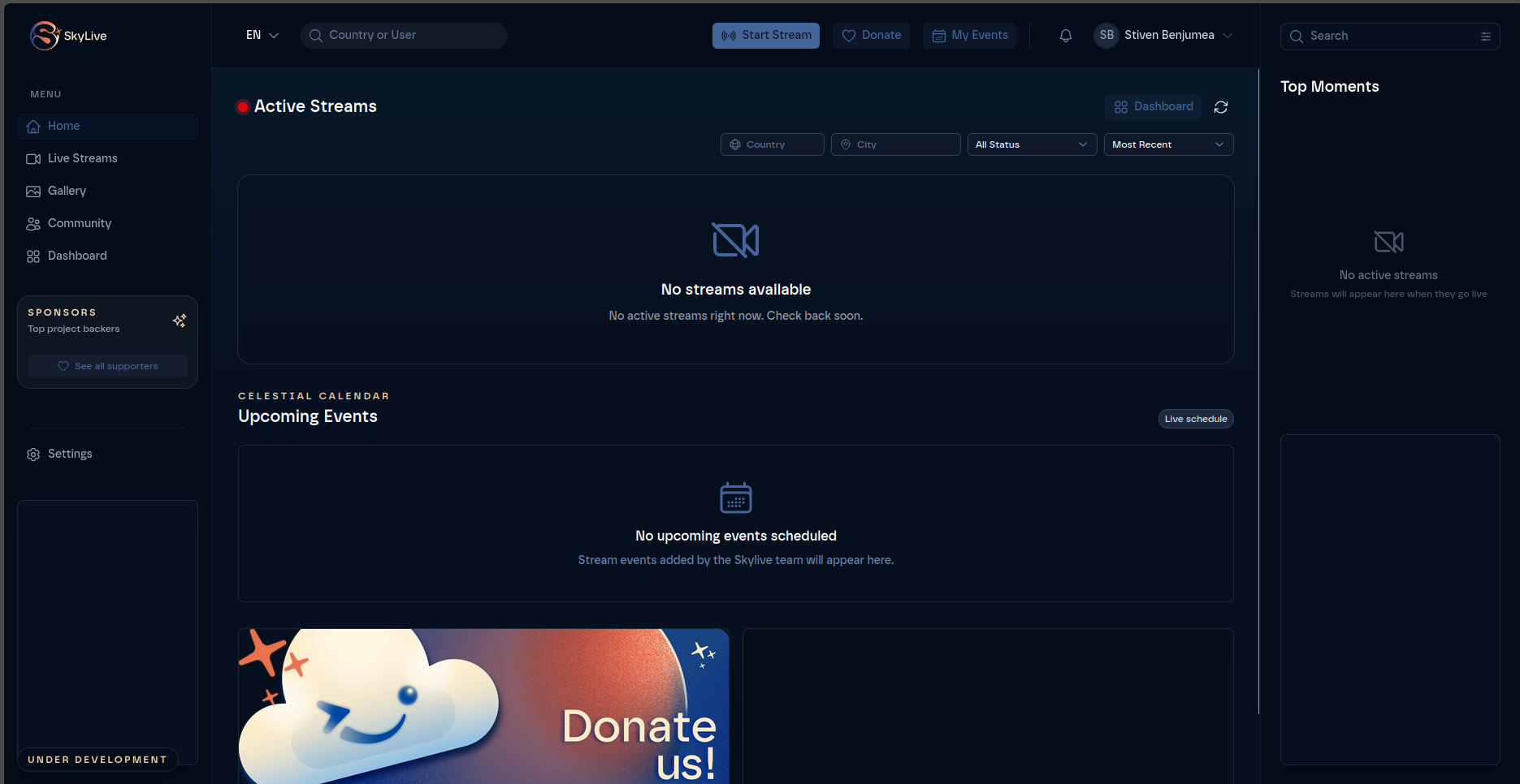 Skylive gallery image