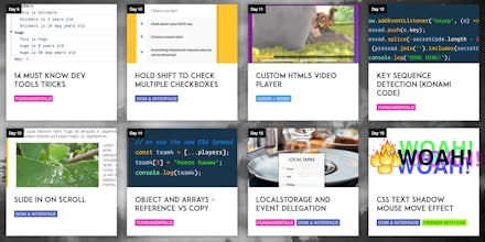 Javascript30 gallery image