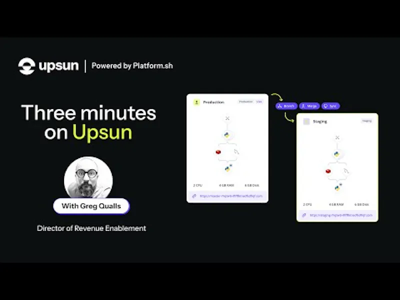 Upsun screenshot 1 (video preview)