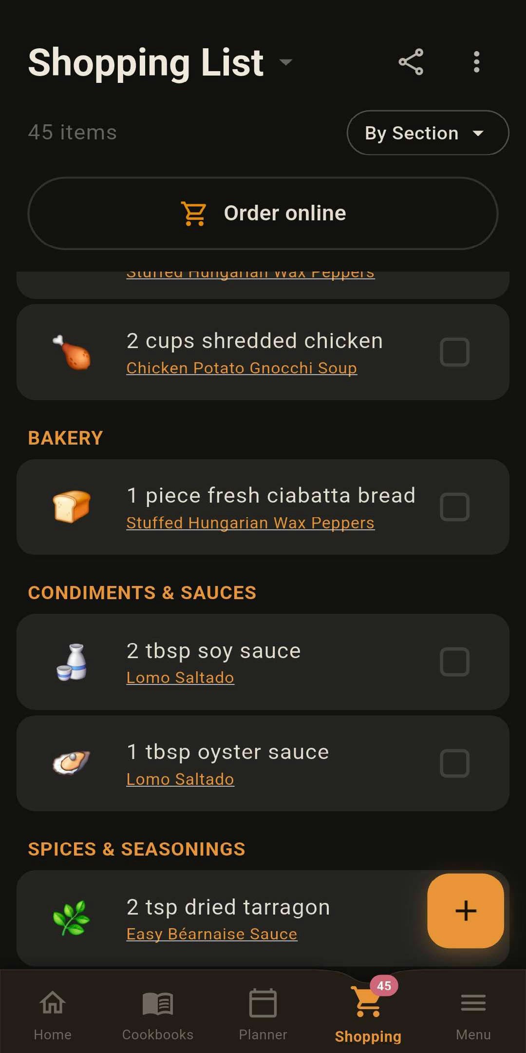 Recipe Spellbook: Meal Planner gallery image
