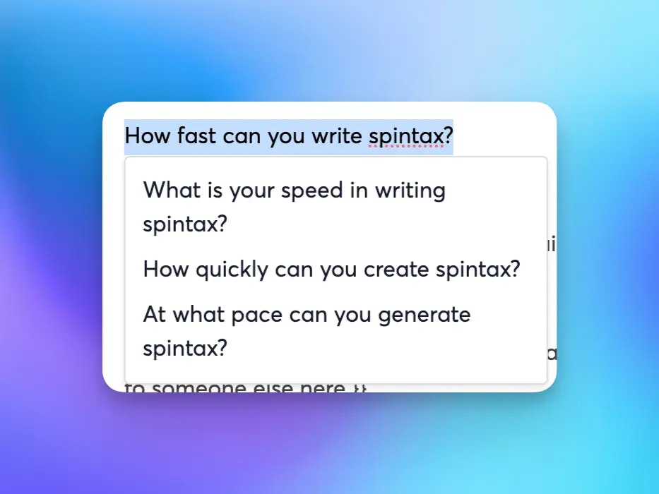Mídia 2 de Autospintaxer - Melhor entrega de e -mail a frio com spintax automatizado