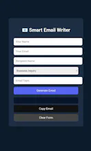 Smart Email Writer AI gallery image