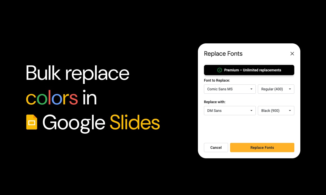 Slide Replacer - Screenshot 2 showing product features and functionality