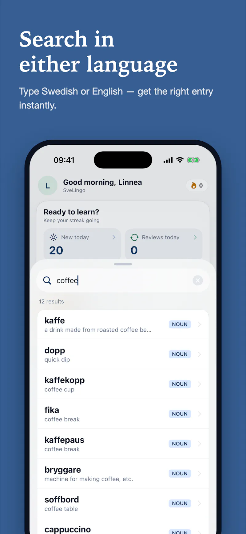 SveLingo screenshot 5