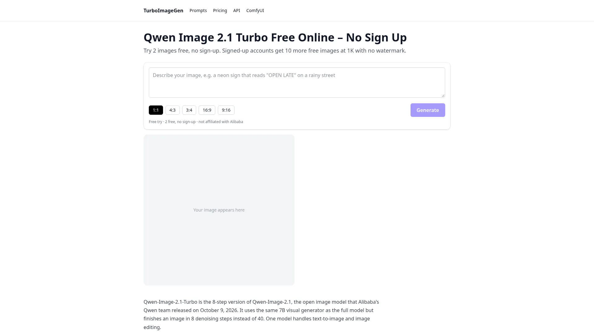 TurboImageGen gallery image