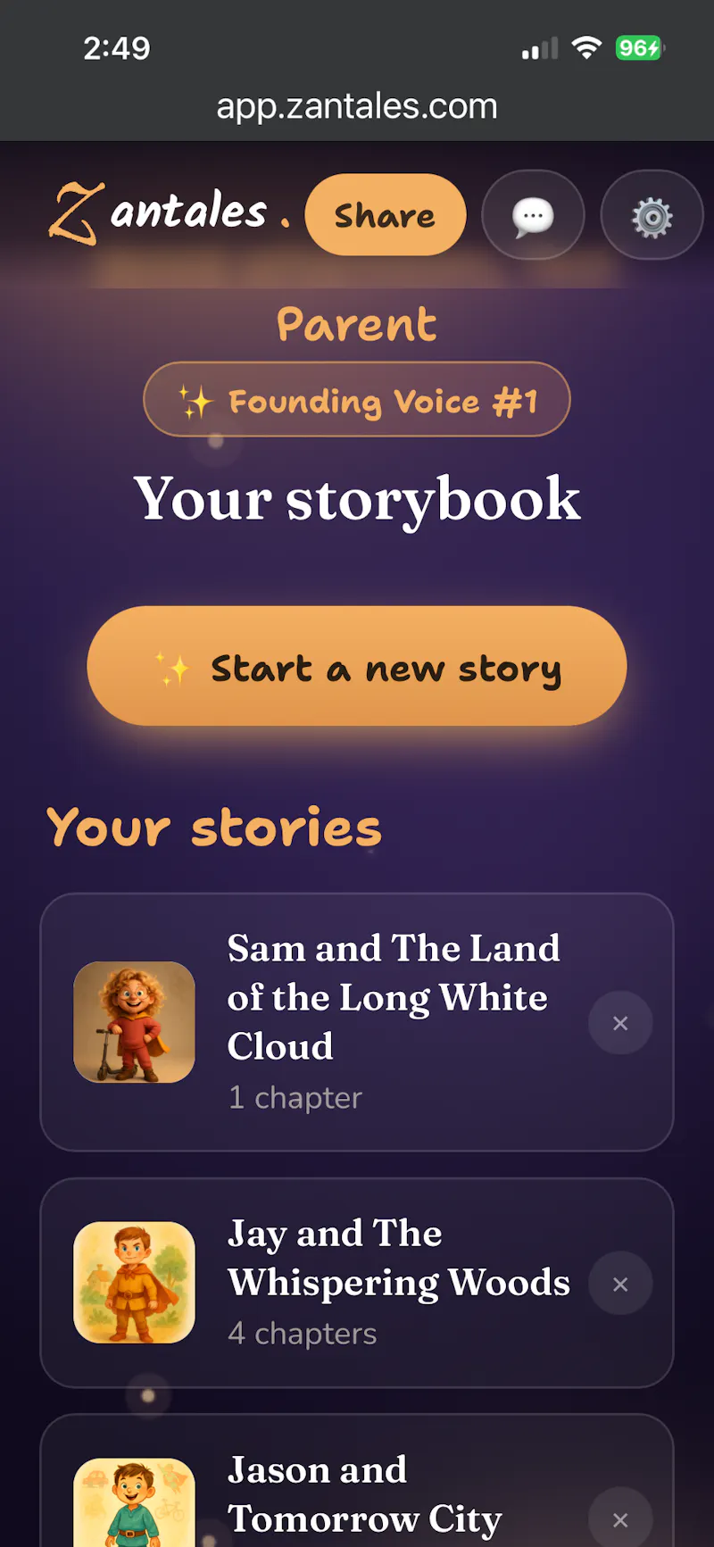 Zantales - your child in the Story screenshot 4